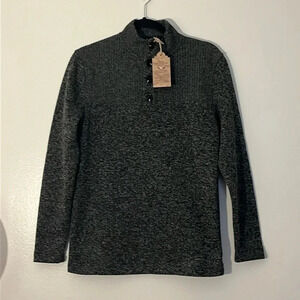 Telluride | New Pullover heather gray top sweater Men’s size S warm long sleeve
